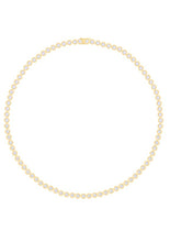 Load image into Gallery viewer, Diamond Rub Over Tennis Necklace Set in 18ct Gold
